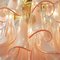 Petal Chandelier in Pink and White Murano Glass, Italy, 1990s, Image 10