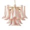 Petal Chandelier in Pink and White Murano Glass, Italy, 1990s, Image 2
