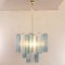 Italian Chandelier in Opal and Murano Glass, 1990s 9