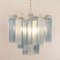 Italian Chandelier in Opal and Murano Glass, 1990s 7