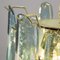 Lámpara de araña de pétalos de cristal de Murano, Italia, años 90, Imagen 11