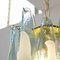 Lámpara de araña de pétalos de cristal de Murano, Italia, años 90, Imagen 9