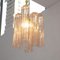 Chandelier in Pink Murano Glass, Italy, 1990s, Image 3
