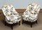 Dänische Slipper Stühle aus Leinen mit Blumendruck im Stil von J. Frank, 1940er, 2er Set 9