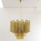 Brown Murano Glass Ceiling Chandelier, 1990s 8