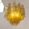 Brown Murano Glass Ceiling Chandelier, 1990s 7