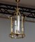 French Neoclassic Bronze Lantern with Curved Glass, 1970s 4