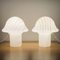 Striped Mushroom Table Lamps from Peill & Putzler, Germany, 1970s, Set of 2 6