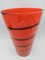 Red & Black News Series Spiral Vase by Carlo Nason, 2000 3