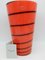 Rote & Schwarze News Series Spiral Vase von Carlo Nason, 2000 2