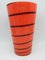 Red & Black News Series Spiral Vase by Carlo Nason, 2000 1