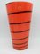 Red & Black News Series Spiral Vase by Carlo Nason, 2000, Image 1