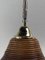 Pencil Split Reed, Rattan, Bamboo & Brass Pendant Lamp, 1970s 20