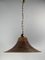 Pencil Split Reed, Rattan, Bamboo & Brass Pendant Lamp, 1970s 7