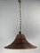Pencil Split Reed, Rattan, Bamboo & Brass Pendant Lamp, 1970s 1