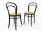 Chaises en Rotin, 1980s, Set de 2 2