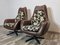 Mid-Century Swivel Armchairs, Set of 2 3