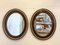 Vintage Oval Mirrors, 1920s, Set of 2 3