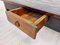 Vintage Rustic Coffee Table with 3 Drawers, Image 8