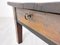 Vintage Rustic Coffee Table with 3 Drawers, Image 9