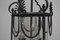 French Neoclassical Bronze & Glass Hall Lantern, 1890s, Image 6