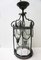 French Neoclassical Bronze & Glass Hall Lantern, 1890s 1