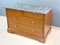 Vintage Swiss Chest of Drawers with Marble Top, Image 3