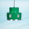 Swedish Space Age Green Hanging Lamp, 1970s 9