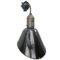 Lámpara de pared industrial holandesa vintage de hierro fundido y esmalte en negro, Imagen 4