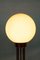 Art Deco Brass Table Light with Milkglass Globe, 1970s 7