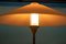 Mushroom Table Lamps with Glass Shades, Set of 2 2