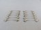 German Art Deco Silver-Plated Duck Knife Rests from WMF Geislingen, Set of 12 1