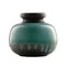 Ceramic Vase from Scheurich with Green Drip Glaze, West German, 1970s, Image 1