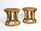 Italian Bamboo Stools, 1960s, Set of 2 18