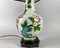 Vintage Cloisonné Table Lamp with Peony Decoration, China, 1970s 5