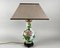 Vintage Cloisonné Table Lamp with Peony Decoration, China, 1970s 1