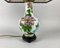 Vintage Cloisonné Table Lamp with Peony Decoration, China, 1970s 7