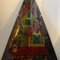 Mid-Century Modern Paintings on Mural Triangular Glass Plates, 1950s, Set of 2 11