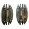 Italian Space Age Wall Sconces from Veca, 1970s, Set of 2, Image 1