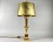 Gilt Brass Table Lamp by Maison Charles for Boulanger, Belgium, 1980s 2