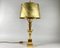 Gilt Brass Table Lamp by Maison Charles for Boulanger, Belgium, 1980s, Image 2