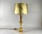 Gilt Brass Table Lamp by Maison Charles for Boulanger, Belgium, 1980s 1
