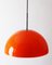 Space Age Orange Ceiling Lamp by Frank Bentler for Wila, 1970s 7