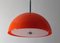 Space Age Orange Ceiling Lamp by Frank Bentler for Wila, 1970s, Image 1