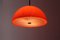 Orange Space Age Deckenlampe von Frank Bentler für Wila, 1970er 10