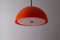 Lámpara de techo era espacial en naranja de Frank Bentler para Wila, años 70, Imagen 9
