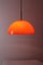 Lámpara de techo era espacial en naranja de Frank Bentler para Wila, años 70, Imagen 13