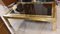 Large Brass & Acrylic Glass Coffee Table from Liwans 1