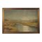 Artista escandinavo, El río, años 70, óleo sobre lienzo, Enmarcado, Imagen 1