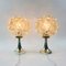 Mid-Century Bubble Glass Table Lamps attributed to Helena Tynell for Limburg, Germany, 1960s, Set of 2 5